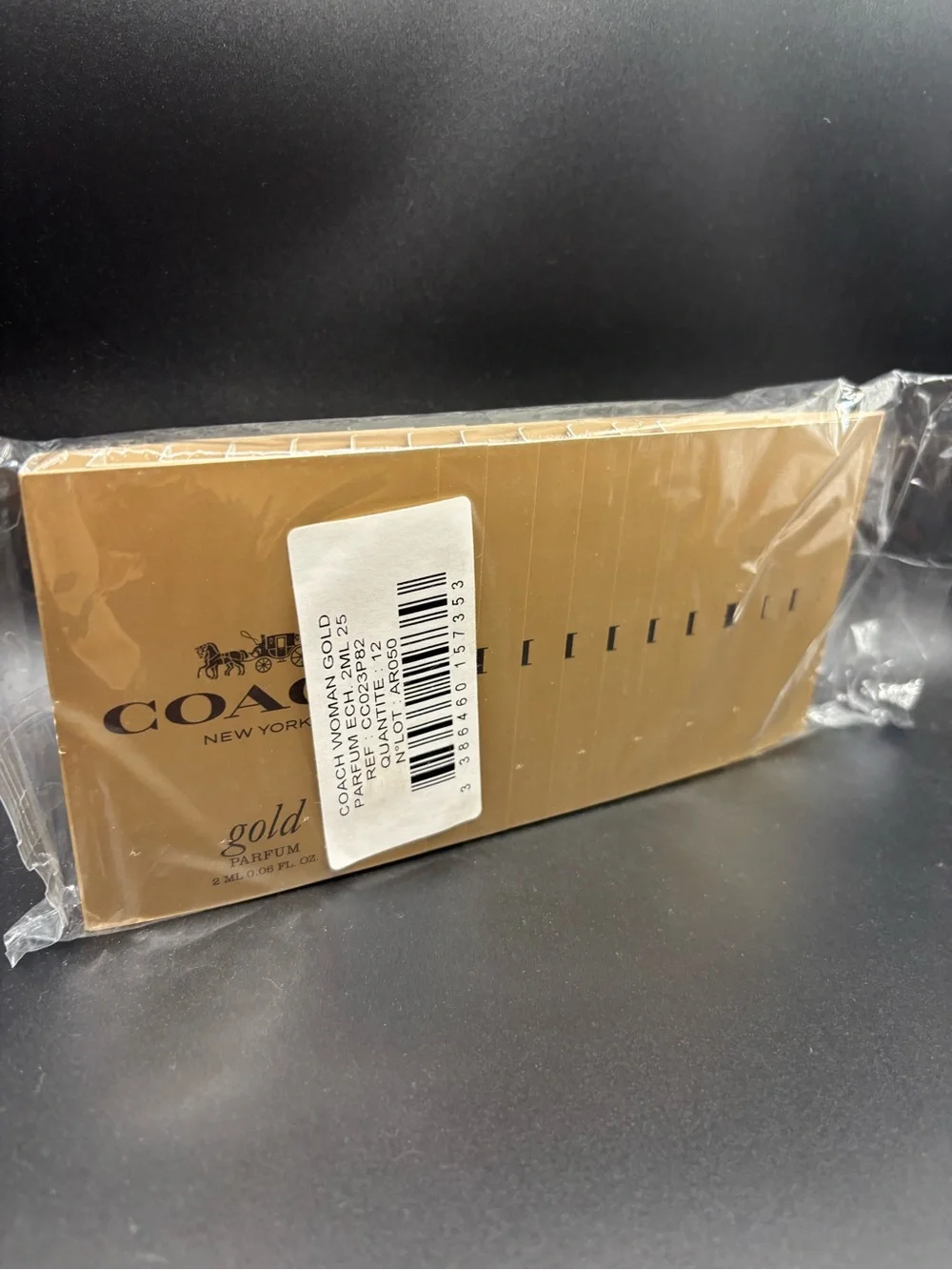 COACH NEW YORK GOLD WOMANS X12 samples